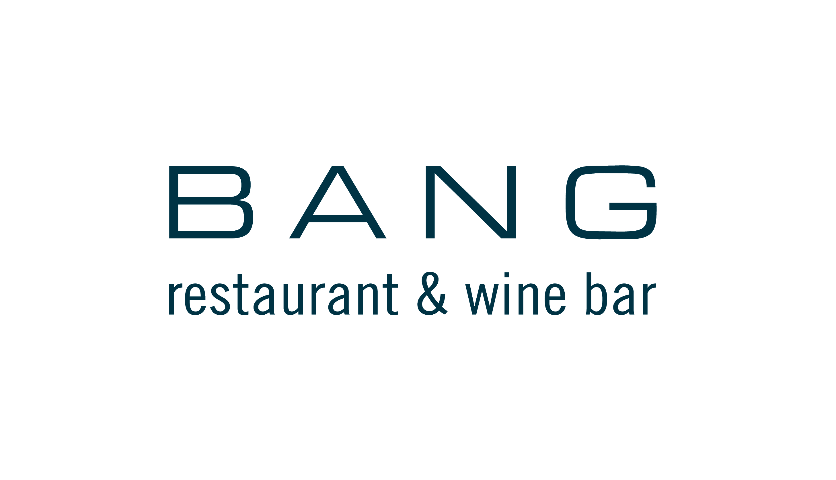 Logo for BANG restaurant & wine bar